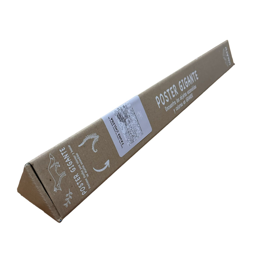 Poster Gigante de "Fauna Chilena" - Busca, Encuentra y Colorea