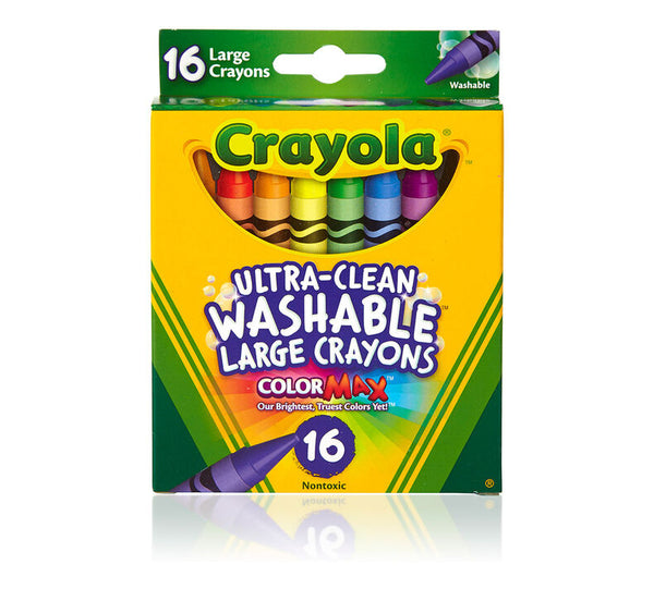  Crayolas lavables de Crayola, grandes, 8 colores por