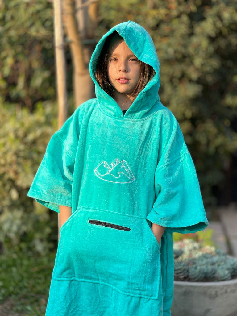 Poncho Toalla // Talla M - 5 a 8 años
