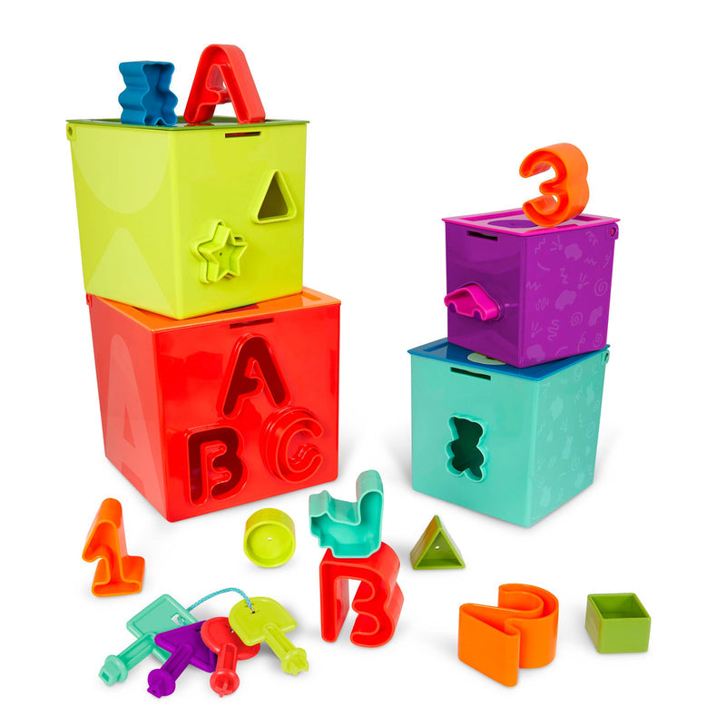 Cubos de actividades - Apila y Encaja
