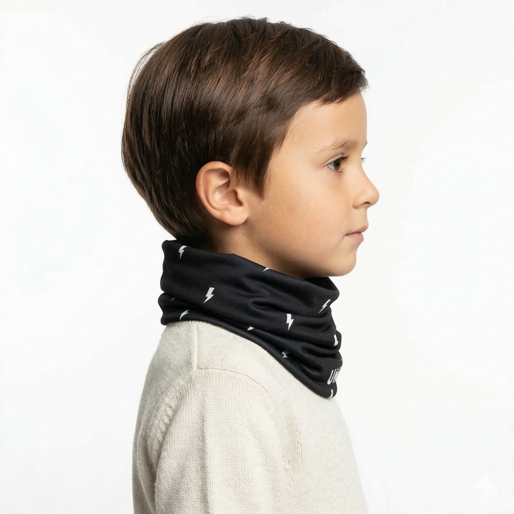 Cuello Negro con Rayos