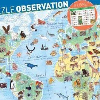 Puzzle observación - Mundo de animales