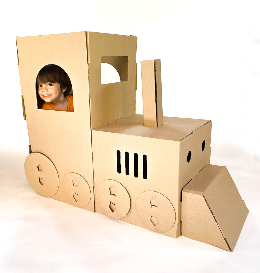 Locomotora de Cartón