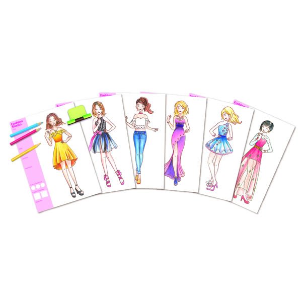 Set Dibujo Diseños de Moda