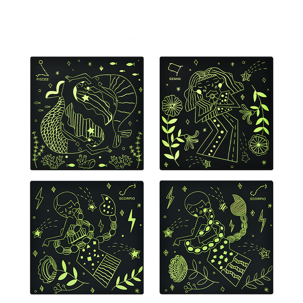 Scratch Art Brilla en la Oscuridad - Constelaciones