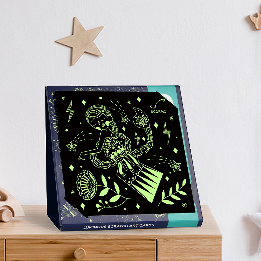 Scratch Art Brilla en la Oscuridad - Constelaciones