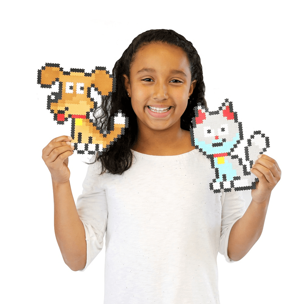 Jixelz Puzzle de Pixeles - Mascotas (700 piezas)