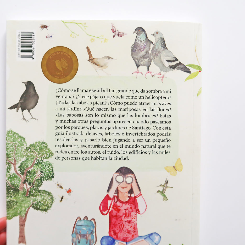 Libro "Exploradores Urbanos" - Guía para reconocer aves, árboles e invertebrados en Santiago