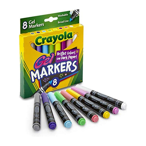 Marcadores Gel Crayola Lavables 8 unidades