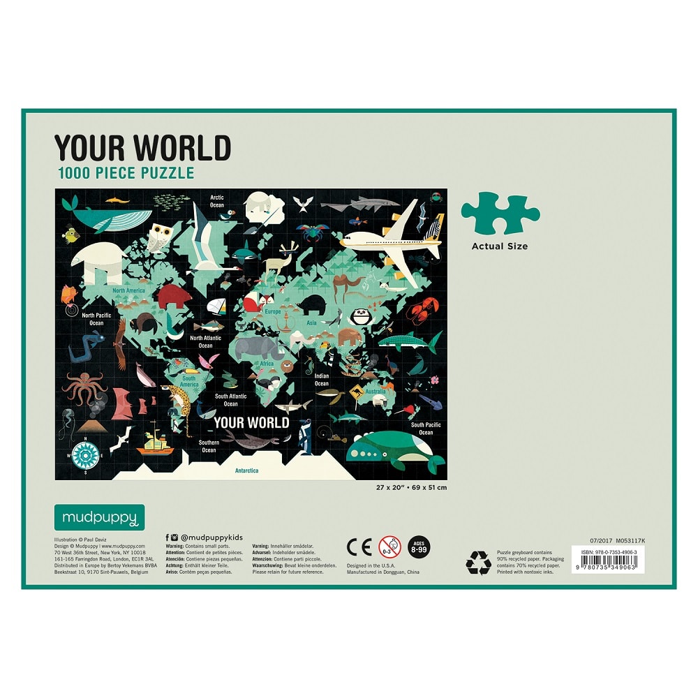 Puzzle 1000 Piezas - Tu Mundo