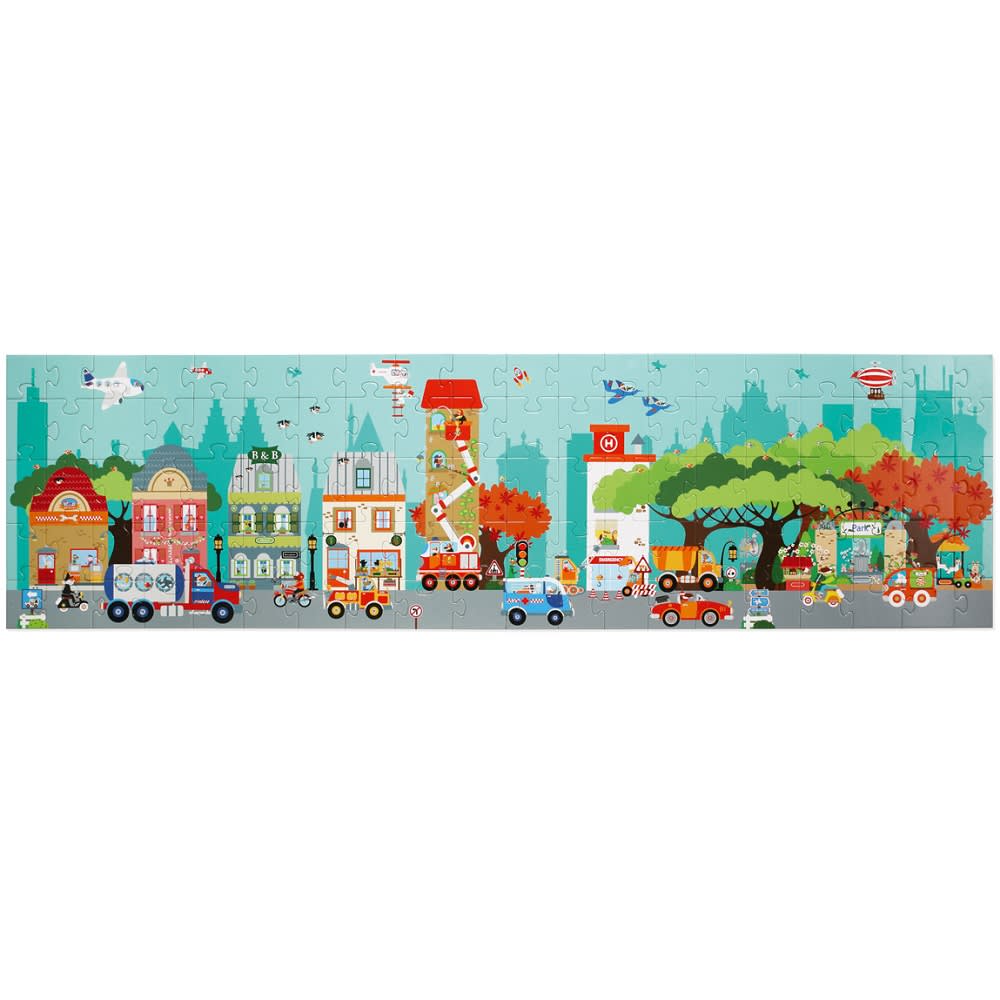 Puzzle Gigante de piso de la Ciudad - 100 piezas
