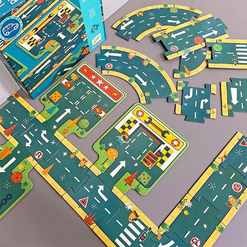 Puzzle Calles Roads 21 piezas