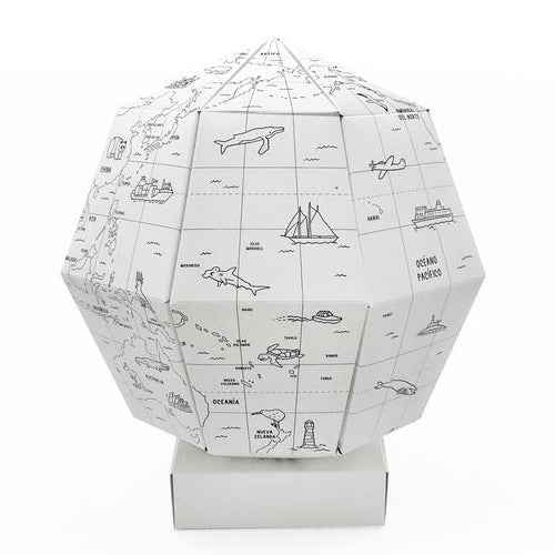 Globo Terraqueo de Cartón