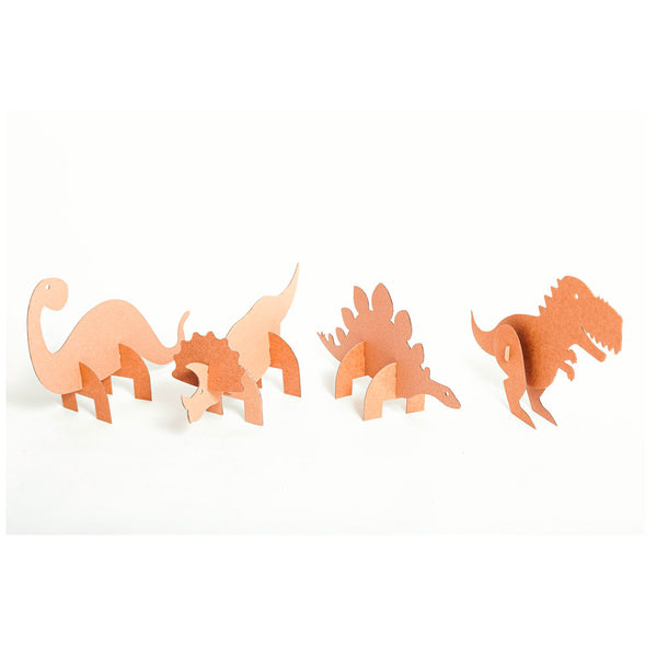 Set de Dinosaurios de Cartón